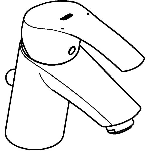 Baterie lavoar GROHE EuroSmart 33265002, marimea S, metal, crom