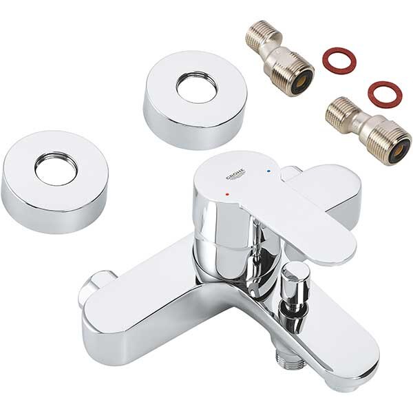 Baterie cada-dus EuroStyle Cosmopolitan 33591002, metal, crom