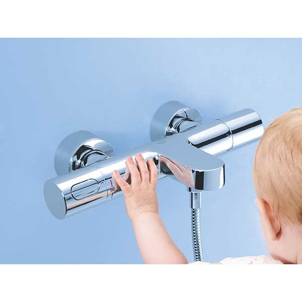 Baterie cada-dus GROHE Grohtherm 3000 34276000, termostat, metal, crom