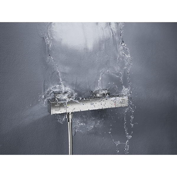 Baterie dus GROHE Grohtherm Cube 34488000, termostat, metal, argintiu