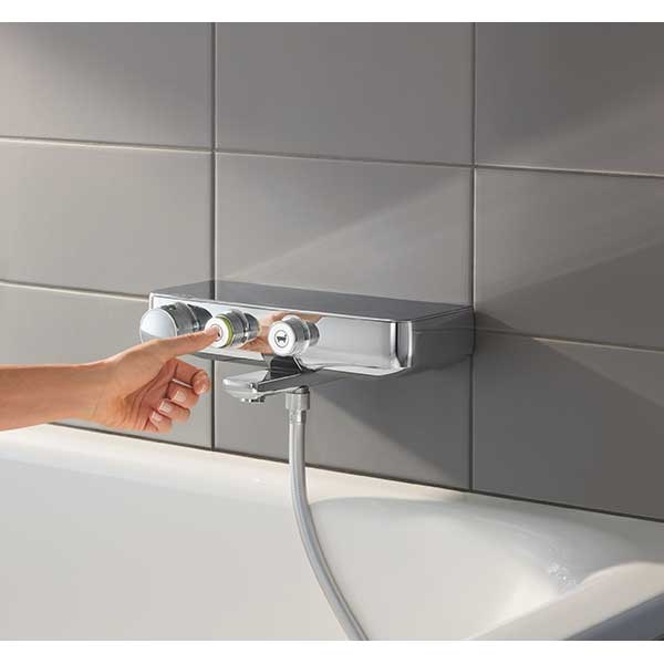 Baterie cada-dus GROHE Grohtherm Smartcontrol 34718000, termostat, metal, crom