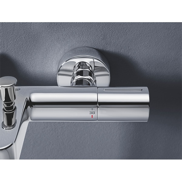 Baterie cada GROHE Precision get 34774000, termostat, alama, argintiu