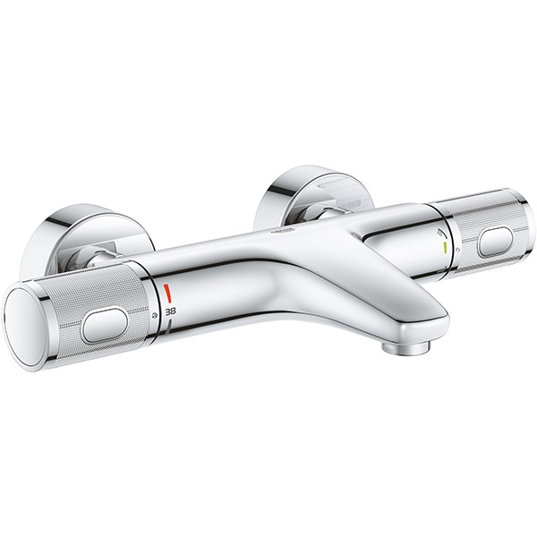 Baterie cada-dus GROHE Precision Feel 34788000, alama, argintiu