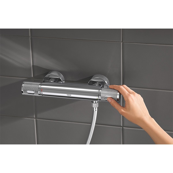 Baterie dus GROHE Precision Feel 34790000, termostat, alama, argintiu