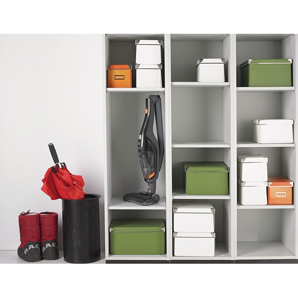 Aspirator vertical GORENJE Freestyle SVC144FBK, 0.6l, 14.4V, autonomie max 38 min, iluminare LED, negru