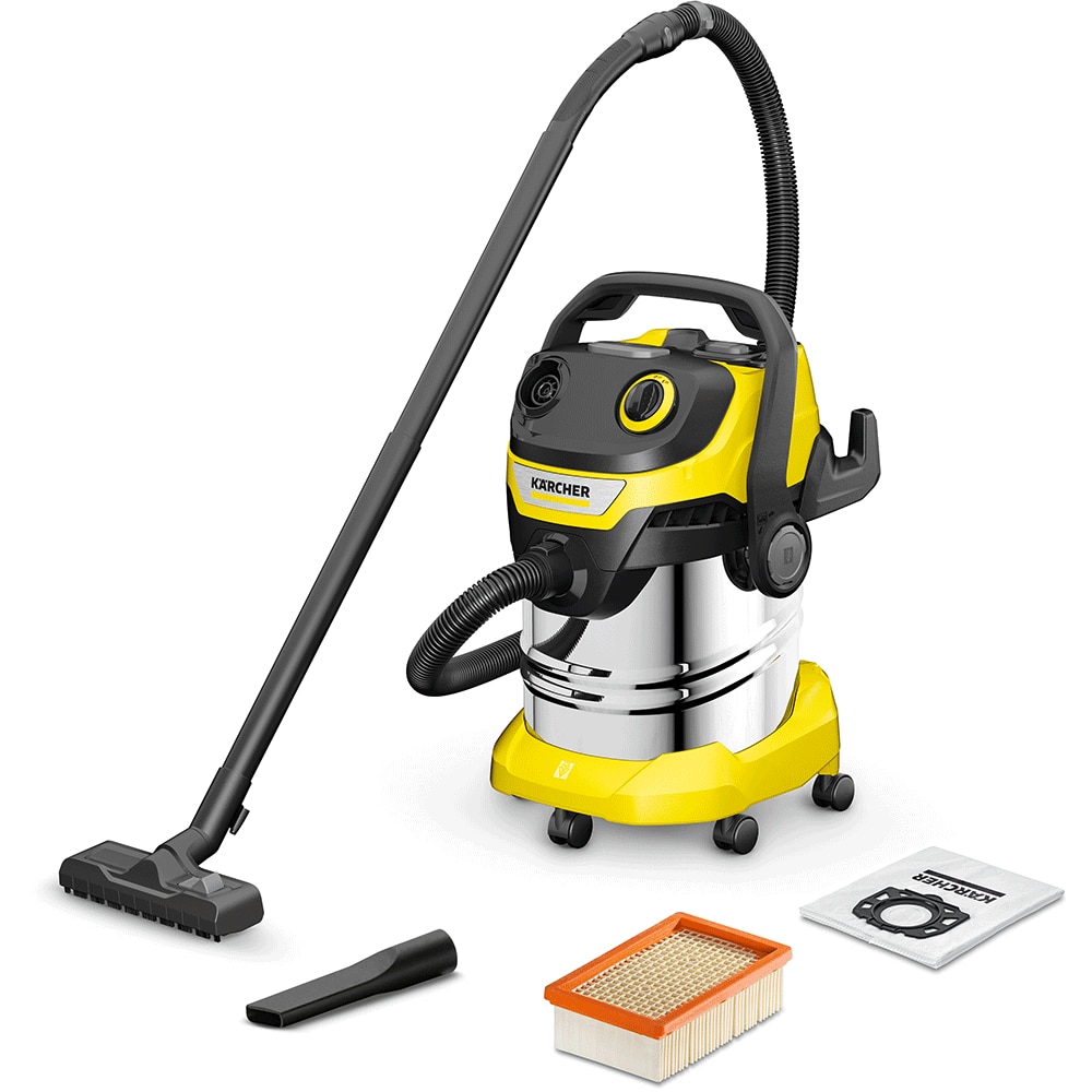 Aspirator fara sac KARCHER WD 5 S V-25/5/22, 25l, 1000W, 71dB, galben