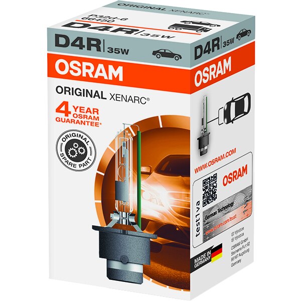 Bec auto xenon pentru far OSRAM, D4R, 12V, 35W, P32d-6, 1 bucata