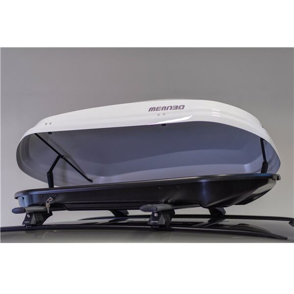 Cutie portbagaj MENABO Diamond Duo 450, 450l, alb