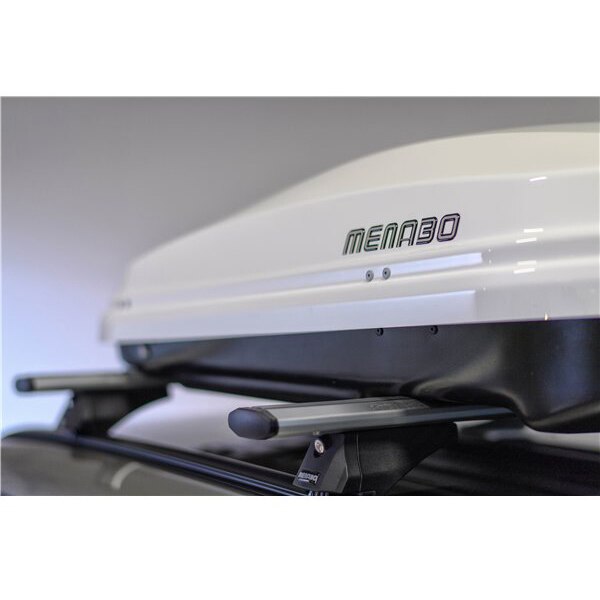 Cutie portbagaj MENABO Diamond Duo 450, 450l, alb