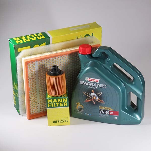 Kit schimb ulei CASTROL Magnatec Diesel 5W40, Opel Astra H 1.3 CDTI, 2005-Prezent