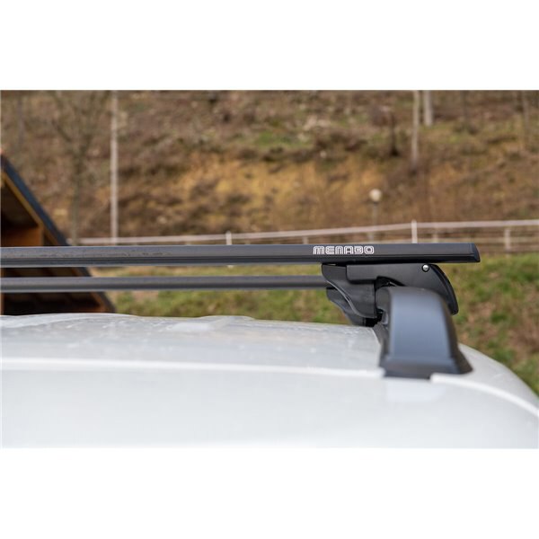 Bare transversale MENABO Sherman Black XL, Toyota HiAce Regius, 1997-2002, 135 cm