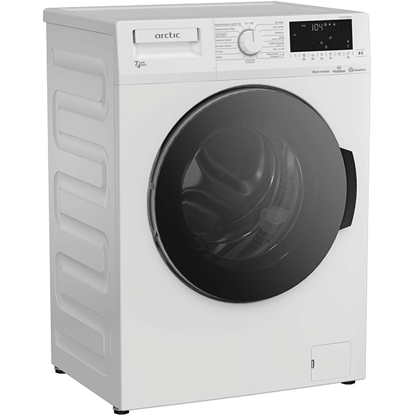 Masina de spalat rufe frontala cu uscator ARCTIC APLWD741262WST, 7/4 kg, 1200rpm, Clasa D/E, alb