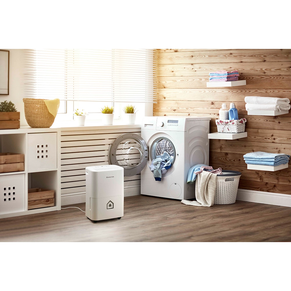 Dezumidificator aer ARISTON DEOS 16s NET, 16l/zi, 430W, Wi-Fi, alb
