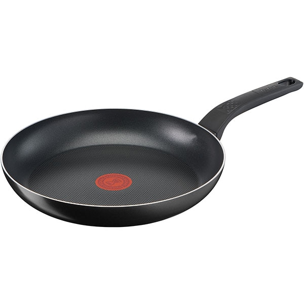 Tigaie TEFAL Simply Clean B5670453, 24cm, aluminiu, Thermo Signal, negru