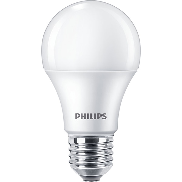 Set 4 becuri LED PHILIPS 8718699694982, E27, 10W, 1055lm, lumina calda