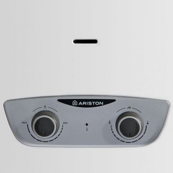 Instant apa calda pe gaz ARISTON FAST R X ONM 11 LPG, GPL, 11l/min, 2150W, aprindere electronica, senzor de siguranta, alb