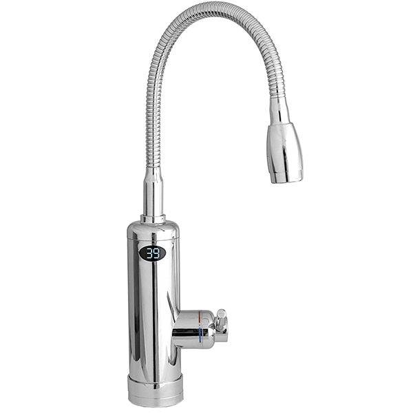 Robinet electric MEDIASHOP Aquadon SmartHeater Flex-Head, 4l/min, 3000W, argintiu