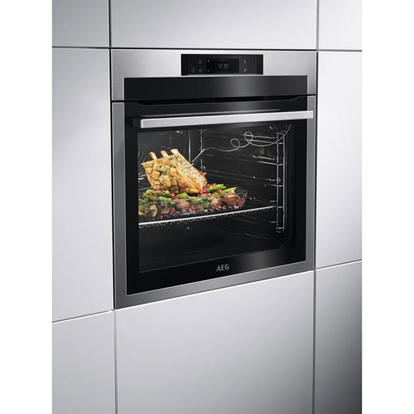 Cuptor incorporabil AEG SenseCook BPE748380M, Electric, Autocuratare pirolitica, 71 l, Clasa A++, inox