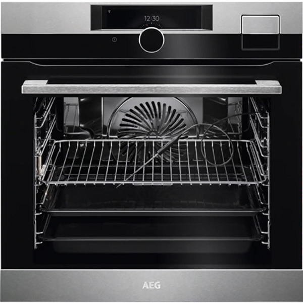 Cuptor incorporabil AEG SteamPro BSK999330M, Electric, Gatire cu abur, 70 l, Clasa A++, CookView, Wi-Fi, negru-inox