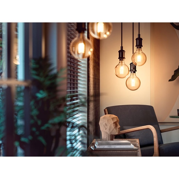 Bec LED Smart PHILIPS Hue 8719514279131, E27, 7W, 550lm, Bluetooth, Dimabil, lumina calda, compatibil Alexa, Google Assistant