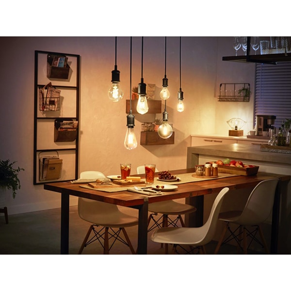 Bec LED Smart PHILIPS Hue 8719514279131, E27, 7W, 550lm, Bluetooth, Dimabil, lumina calda, compatibil Alexa, Google Assistant