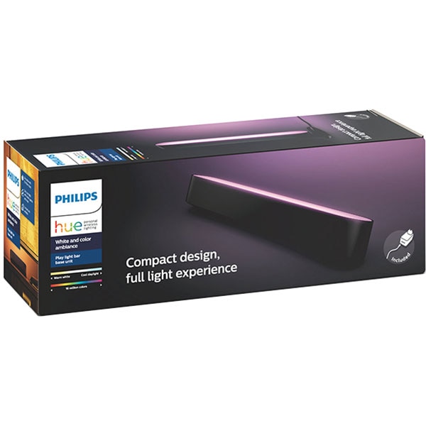 Lampa inteligenta PHILIPS Hue Play 8718696170717, lumina RGB, 6.6W, negru