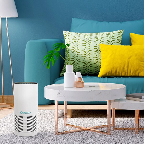 Purificator aer ALECOAIR P40 SMART, 4 trepte viteza, HEPA, Wi-Fi, alb