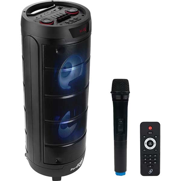 Boxa portabila E-BODA Party 200 Pro Maxi, Bluetooth, USB, Radio FM, negru