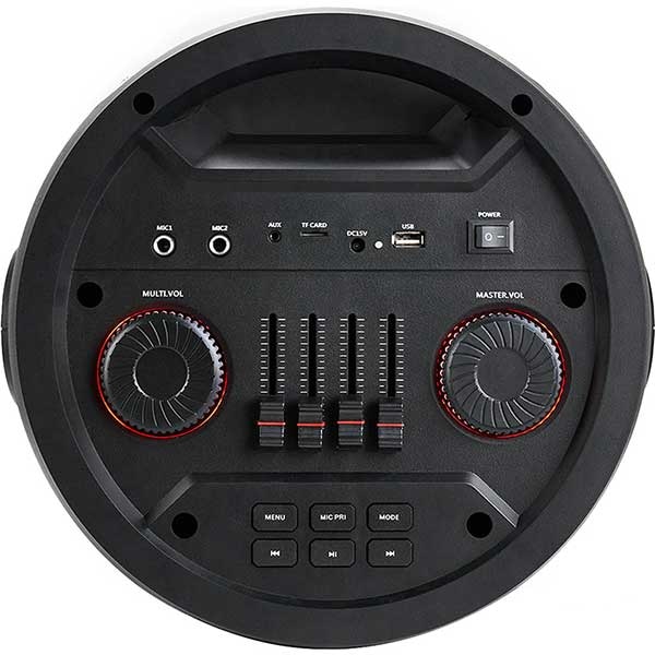 Boxa portabila E-BODA Party 200 Pro Maxi, Bluetooth, USB, Radio FM, negru