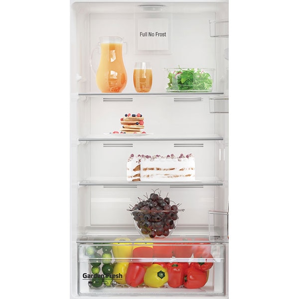 Combina frigorifica ARCTIC AK60366M40NF, Full No Frost, 324 l, H 185.2 cm, Clasa E, alb