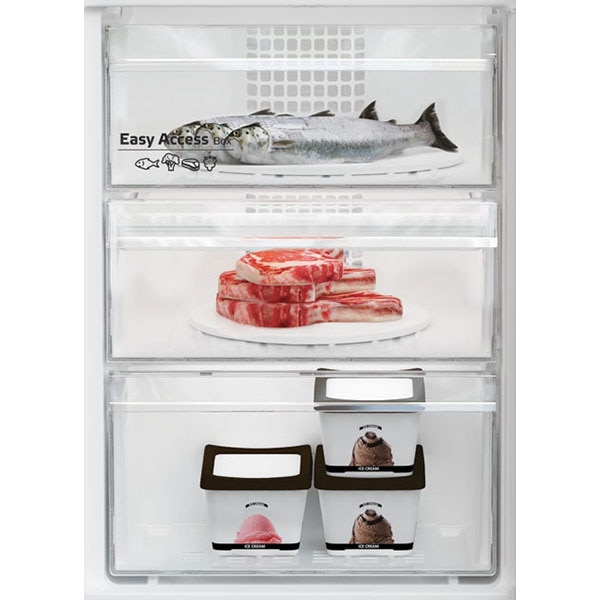 Combina frigorifica ARCTIC AK60366M40NF, Full No Frost, 324 l, H 185.2 cm, Clasa E, alb