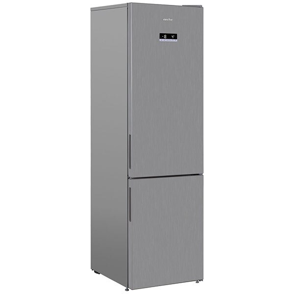 Combina frigorifica ARCTIC AK60406E40NFMT, Full No Frost, 362 l, H 202.5 cm, Clasa E, argintiu
