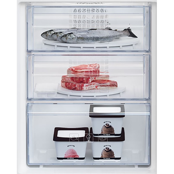 Combina frigorifica incorporabila BEKO BCHA306E4SN, No Frost Freezer, 289 l, H 193.5 cm, Clasa E