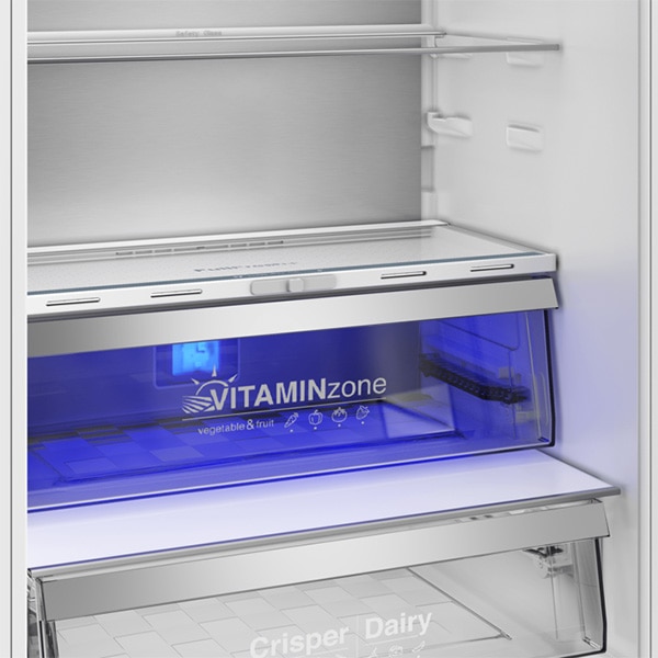 Combina frigorifica incorporabila GRUNDIG GKNI6950FHN, No Frost, 370 l, H 194 cm, Clasa D, HomeWhiz