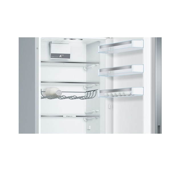 Combina frigorifica BOSCH KGE39AICA, Low Frost, 343 l, H 201 cm, Clasa C, inox