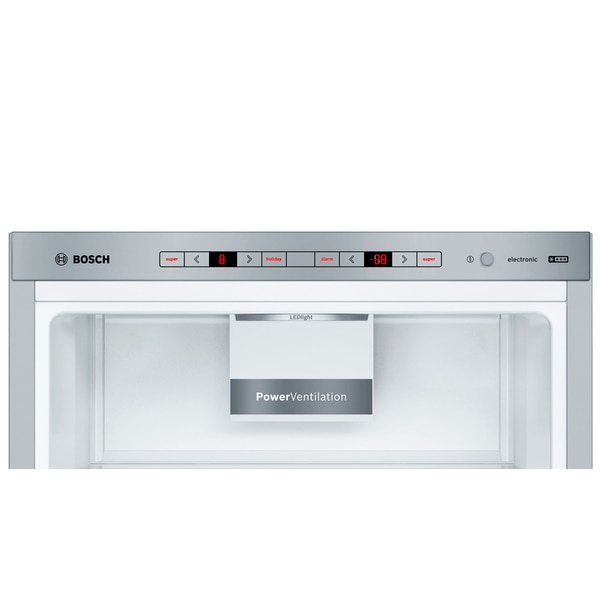 Combina frigorifica BOSCH KGE39AICA, Low Frost, 343 l, H 201 cm, Clasa C, inox