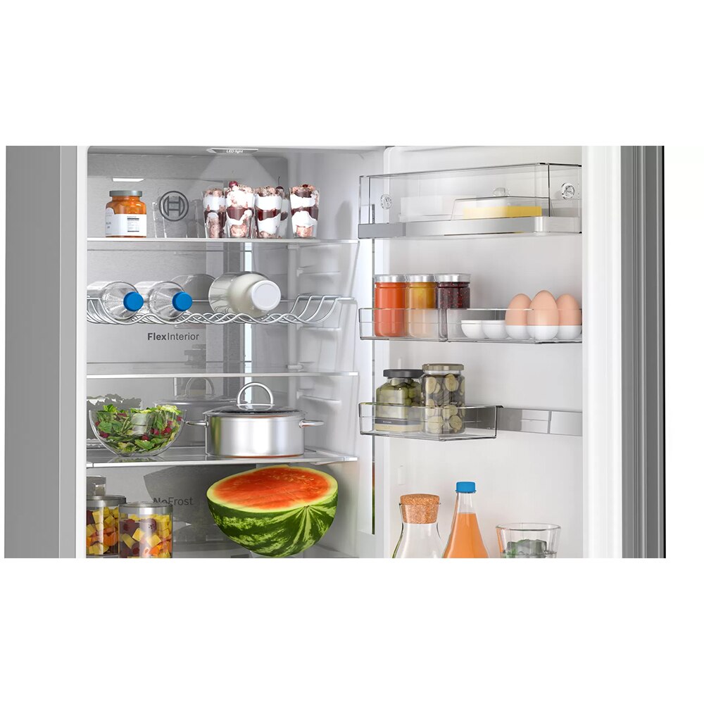 Combina frigorifica BOSCH KGN39LBCF, No Frost, 363 l, H 203 cm, Clasa C, negru