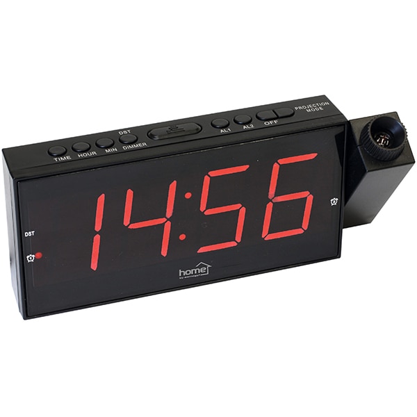 Ceas cu alarma HOME LTCP 01, Afisaj rosu, negru
