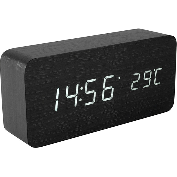 Ceas cu alarma HOME OC 04, Afisaj alb, negru