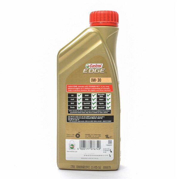 Ulei Motor CASTROL EDGE, 0W-30, 1L