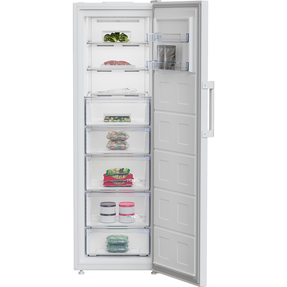 Congelator BEKO B5RFNE314W, No Frost, 286 l, H 186.5, Clasa E, alb