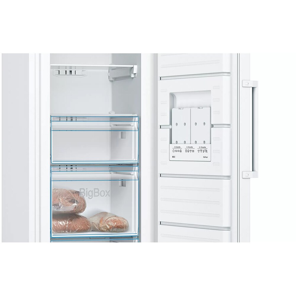 Congelator BOSCH GSN33VWEP, No Frost, 225 l, H 176 cm, Clasa E, alb