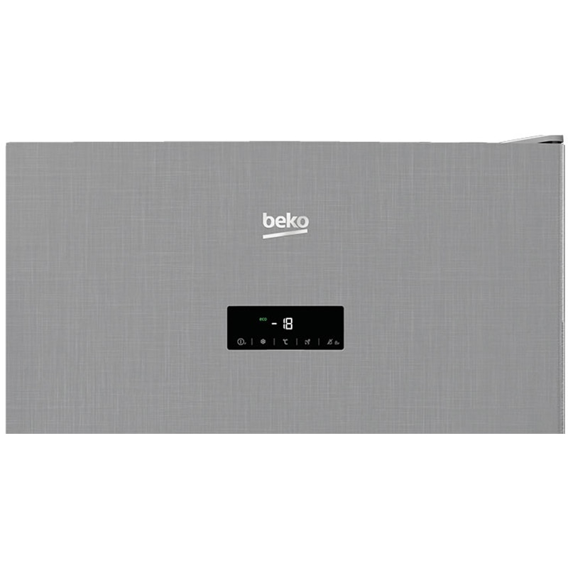 Congelator BEKO RFNE448E41XB, No Frost, 404 l, H 191.2 cm, Clasa E, argintiu