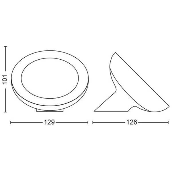 Lampa de birou smart PHILIPS Hue 8718699770983, 7.1W, 500lm, lumina RGB, alb