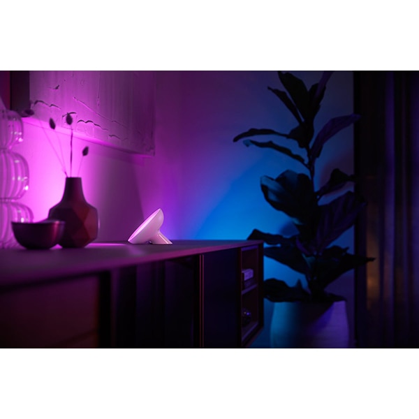 Lampa de birou smart PHILIPS Hue 8718699770983, 7.1W, 500lm, lumina RGB, alb