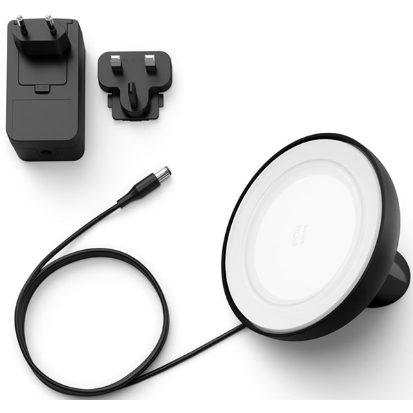 Lampa de birou smart PHILIPS Hue 8718699771126, 7.1W, 500lm, lumina RGB, negru