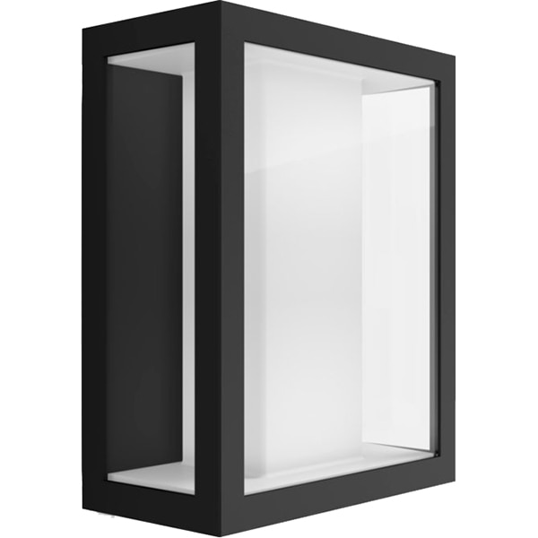 Aplica LED smart PHILIPS Hue 8718696170496, 2x8W, 1200lm, IP44, RGB, negru