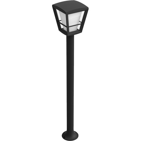 Stalp iluminat smart PHILIPS Hue 8718696170601, 15W, 1150lm, IP44, RGB, negru