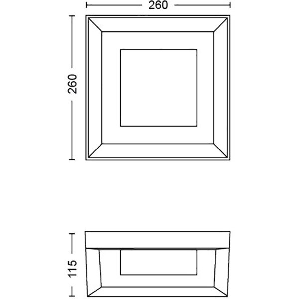 Aplica LED smart PHILIPS Hue 8718696170564, 15W, 1150lm, IP44, RGB, negru