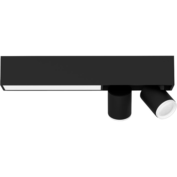 Plafoniera LED Smart PHILIPS Hue 8718696175989, 22.4W, 1540lm, Wi-Fi, RGB, negru
